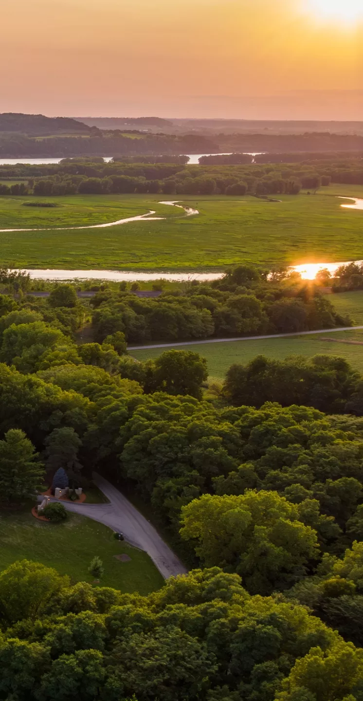 Drone photo of Goldmoor Inn