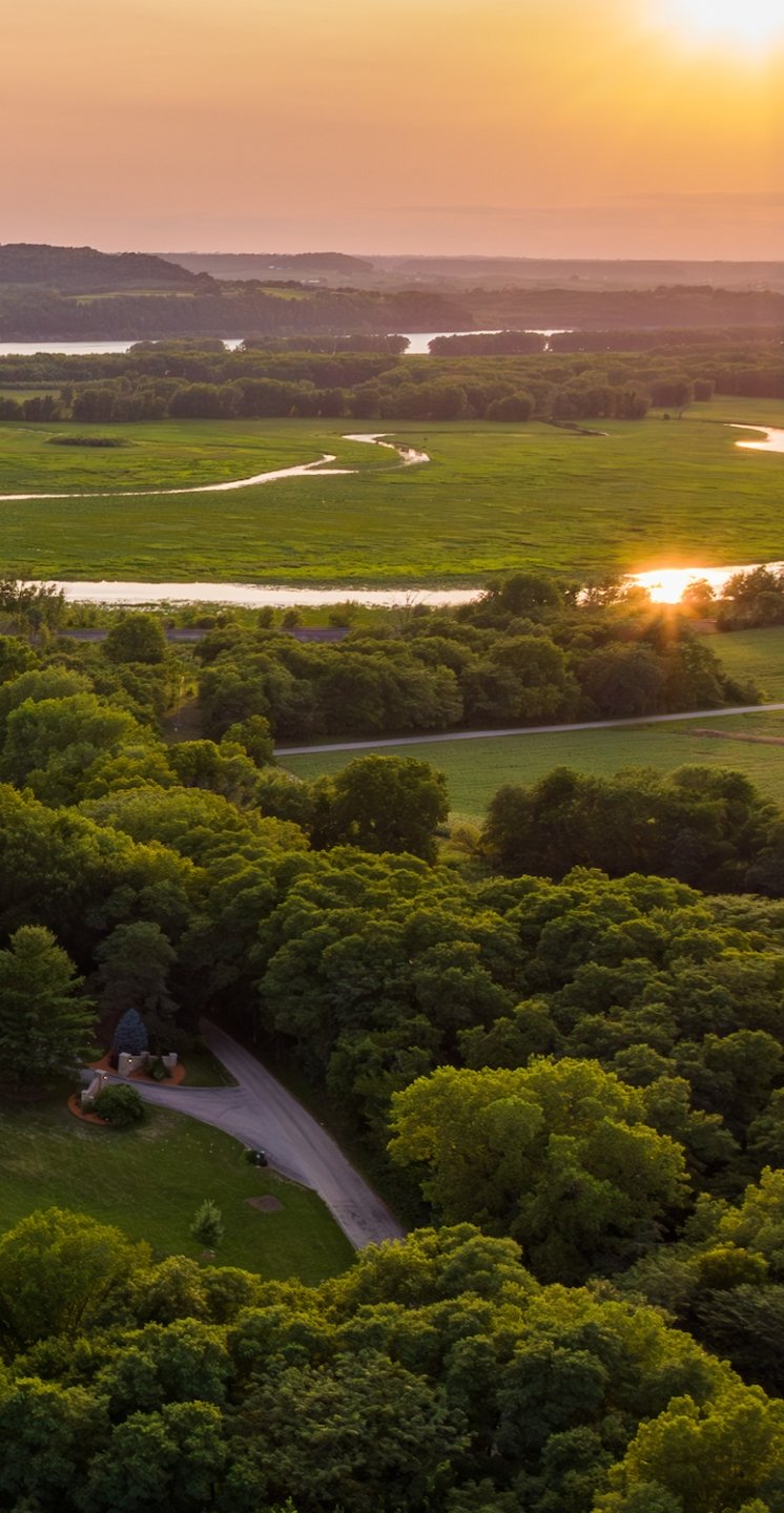 Drone photo of Goldmoor Inn